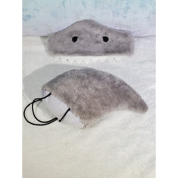 Creatology Shark Costume Dress Up Pretend Play Soft Plush Fin And Headband New - Picture 1 of 6